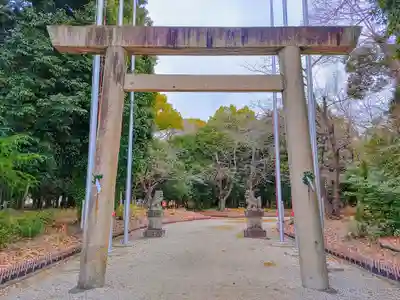 八幡社(柏井町)の鳥居
