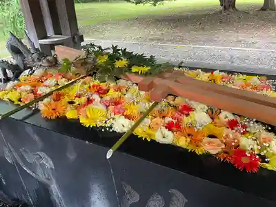 帯廣神社の手水舎