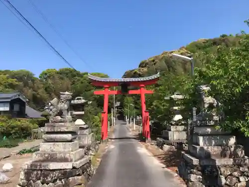 伊曾能神社の鳥居