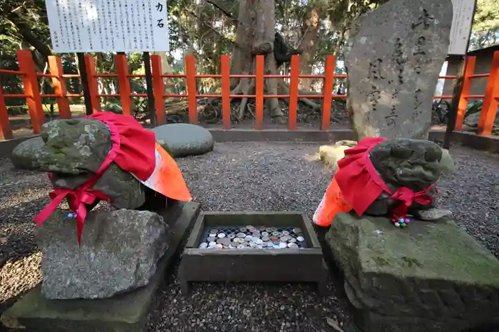 息栖神社の狛犬