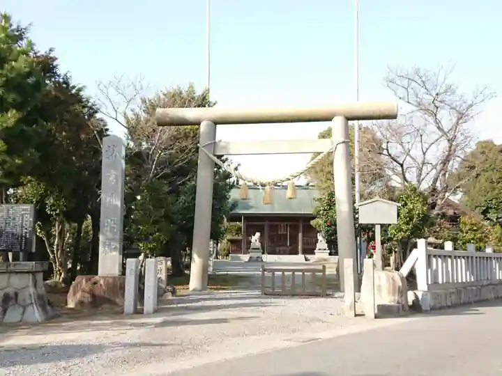 椿宮神明社の鳥居
