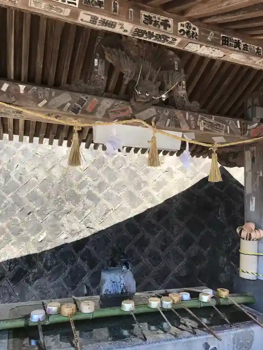 太皷谷稲成神社の手水舎