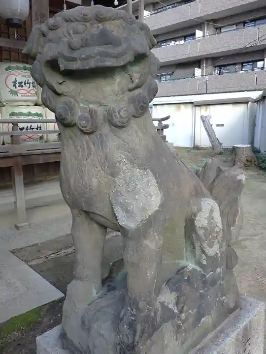 澪標住吉神社の狛犬
