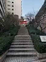銀世界稲荷神社の鳥居