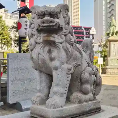 敷津松之宮　大国主神社の狛犬