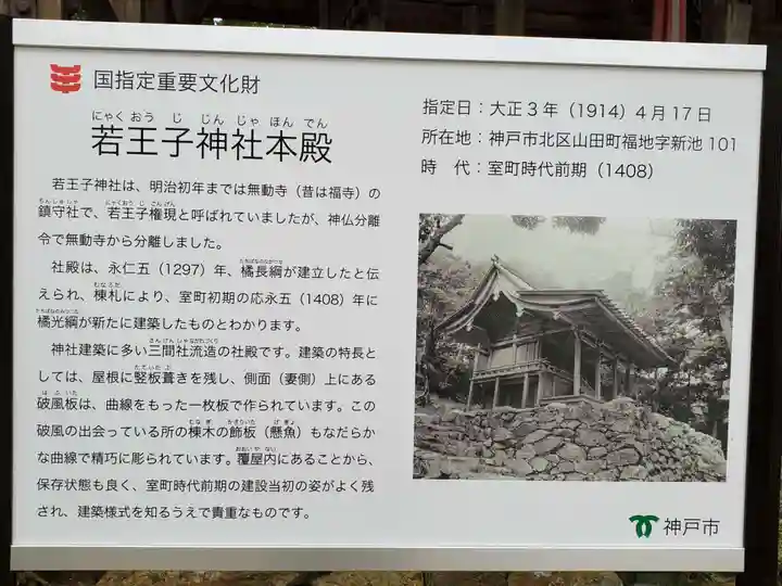 福地若王子神社の歴史