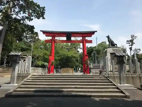 矢奈比賣神社（見付天神）の鳥居