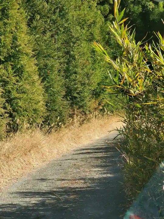 栗生神社の周辺