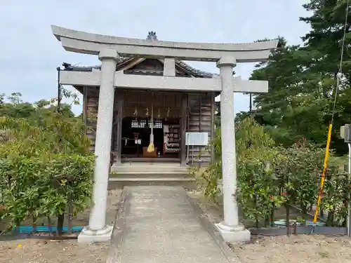 上道神社の鳥居