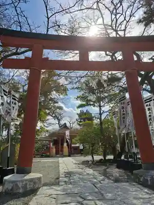 旗上弁財天社の鳥居