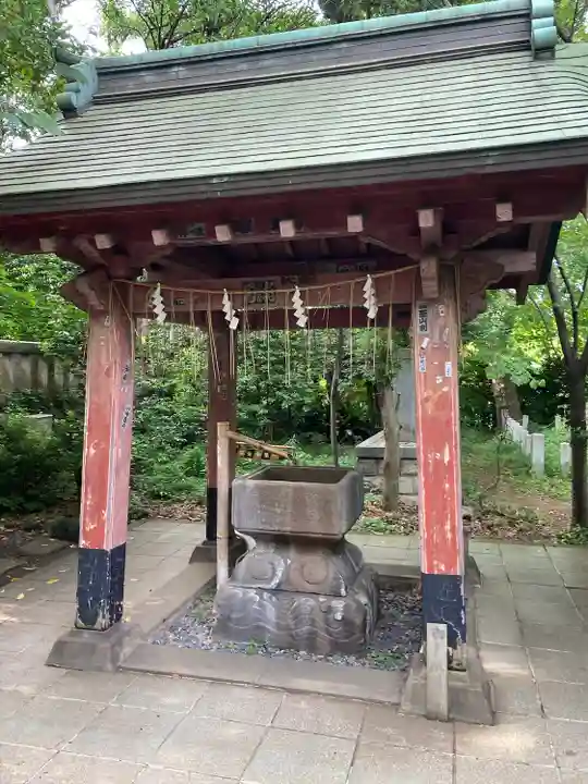 芝東照宮の手水舎