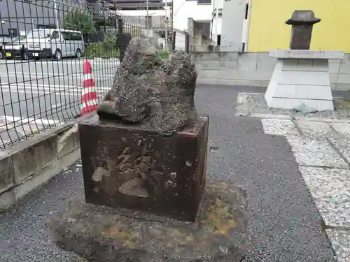 正一位小市郎稲荷神社古跡（跡地）の狛犬