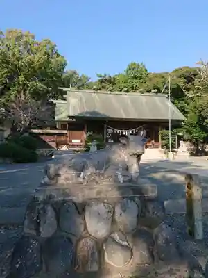 大岩神明宮の狛犬