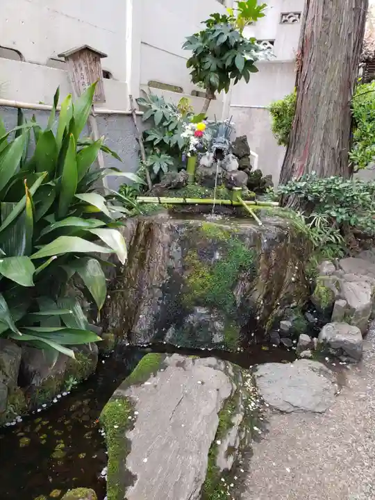 東光寺別院桜ヶ池不動院の手水舎