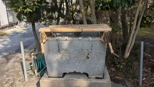 立鉾鹿島神社の手水舎
