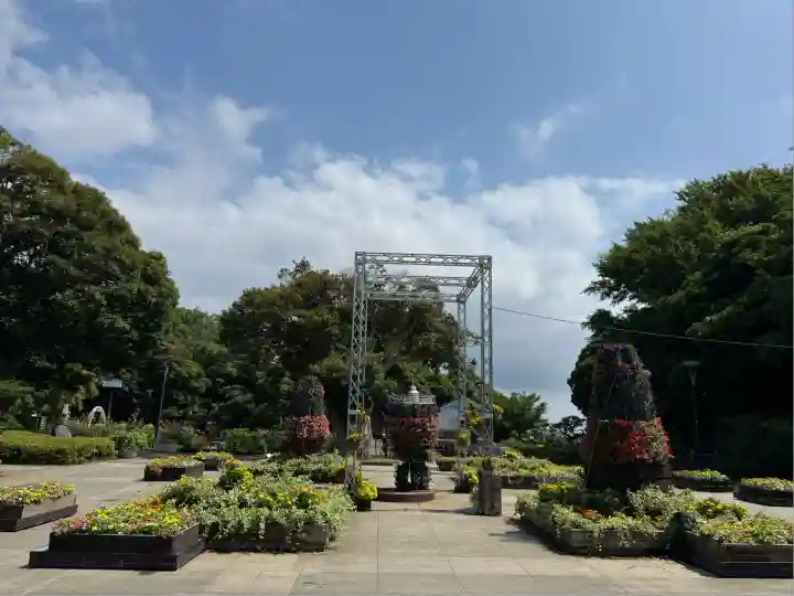 江島神社の庭園