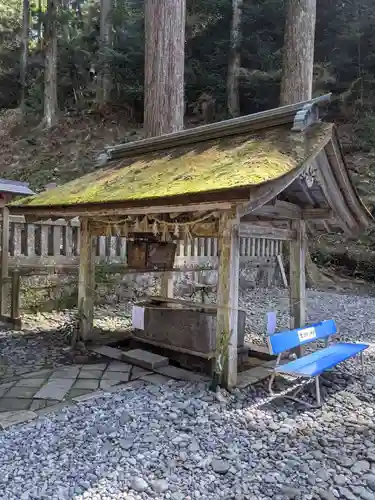 鳳来山東照宮の手水舎