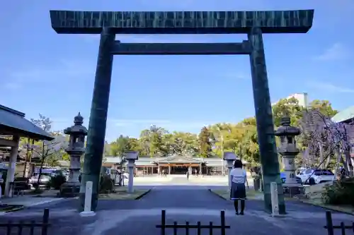 三重縣護國神社の鳥居