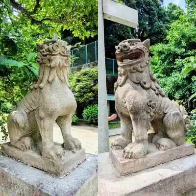 久國神社の狛犬