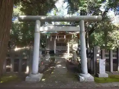 茶釜稲荷神社の鳥居