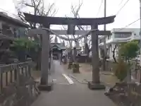 取手八坂神社の鳥居