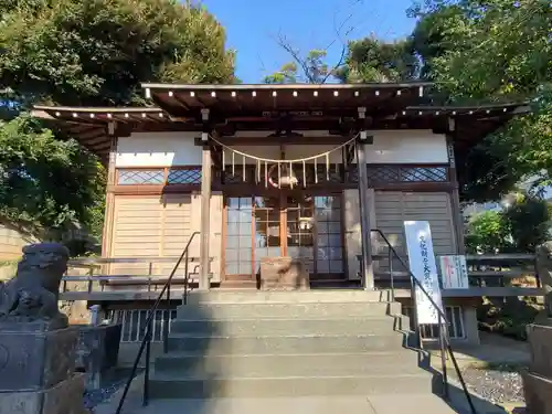 上田端八幡神社の本殿・本堂