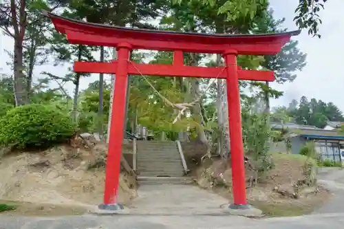 益多嶺神社の鳥居