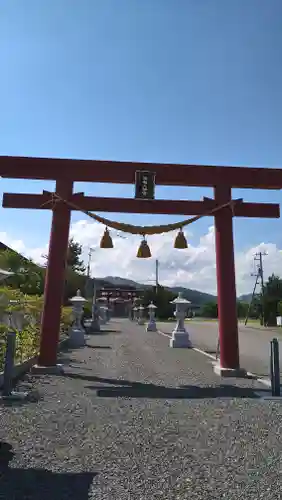 落部八幡宮の鳥居