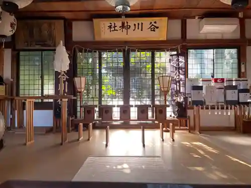 谷川神社の本殿・本堂