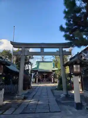 高円寺天祖神社の鳥居