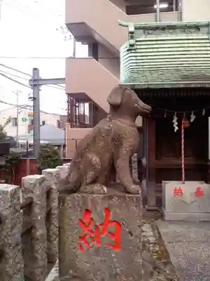 三峰神社の狛犬