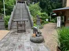 猿田彦三河神社の狛犬