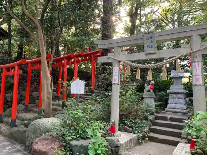 白笹稲荷神社の鳥居