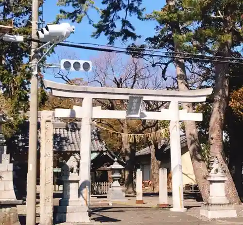 片岡神社の鳥居