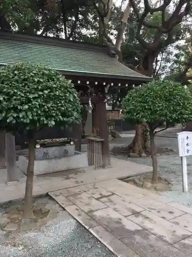 前鳥神社の手水舎