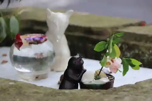 開成山大神宮の手水舎