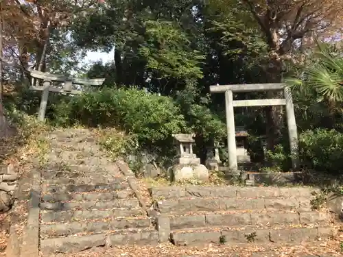 山八幡神社の鳥居