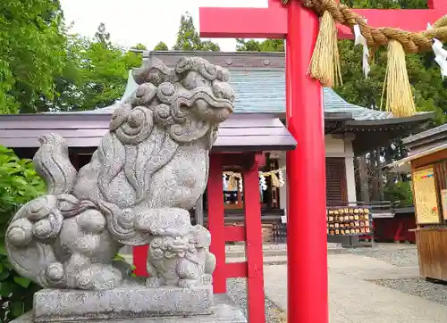 中田神社の狛犬