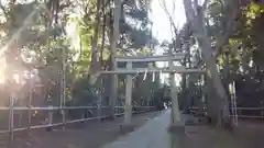 喜多見氷川神社の鳥居