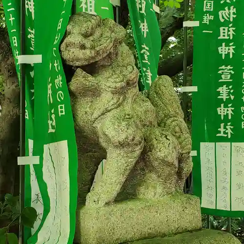 萱津神社の狛犬