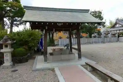 百済王神社の手水舎