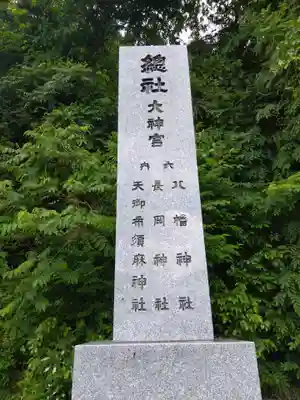 長岡神社・八幡神社・天御布須麻神社(福井県)