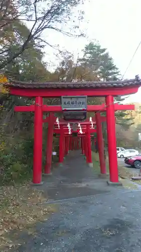 萬蔵稲荷神社の鳥居