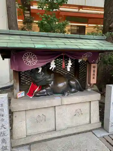 露天神社（お初天神）の狛犬