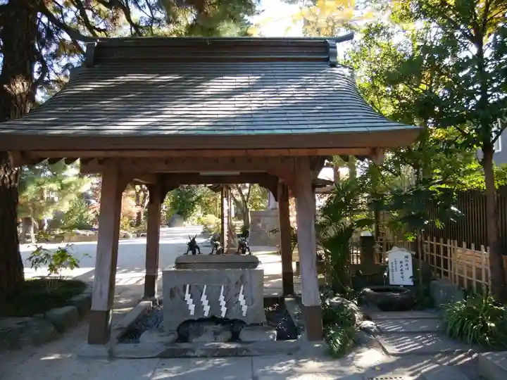 葛飾八幡宮の手水舎