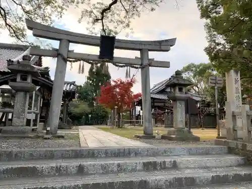 新熊野神社の鳥居