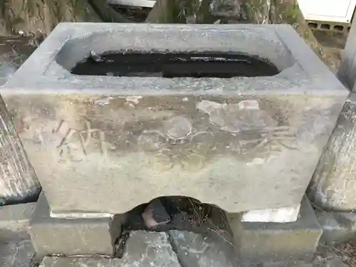 東谷北野神社の手水舎