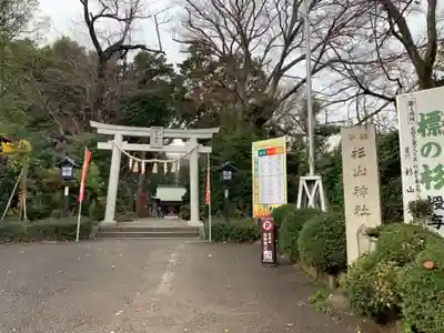 星川杉山神社の鳥居