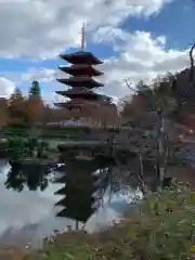 成相寺の庭園