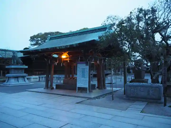 宮地嶽神社の手水舎